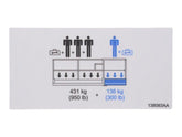 138083 Decal, Plat Capacity | Skyjack